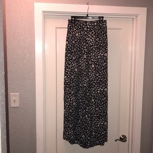 Bar III Barcelona XS Animal Print Palazzo Pant NWT